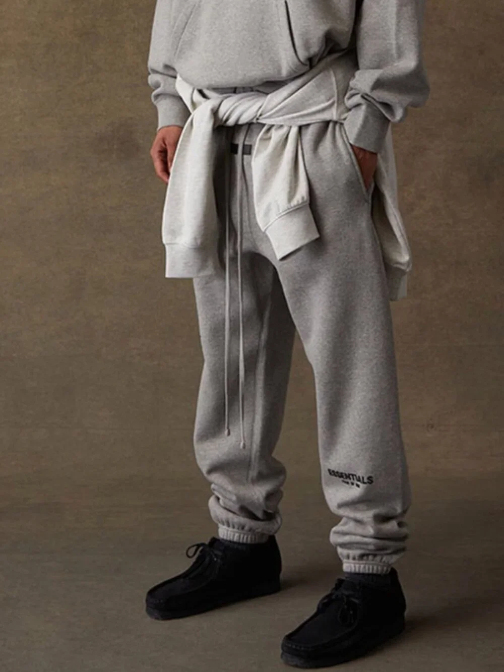 Fear of God Essentials Dark Oatmeal Gray Sweatpants Joggers Size XL